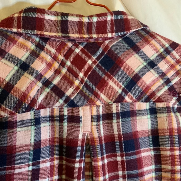 Plaid MARMOT Woman’s Flannel Shirt - Picture 7 of 7